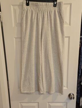 Honeydew  Heather Gray Wide-Leg Lounge Pants Xl